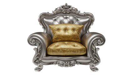 isolated antique amchair, GENERATIVE AI