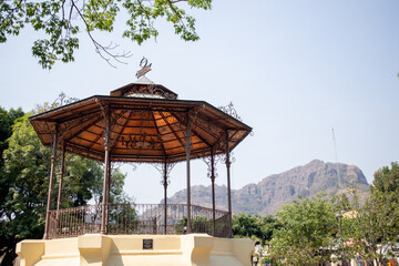 Tepoztlam, Morelos, Mexico: main garden kiosk