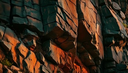 Cliffside Ascent: Rock Face Texture for Adventure Seekers"