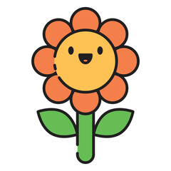 Cute Doodle Icon Illustration