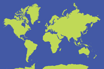 map of the world stock vector