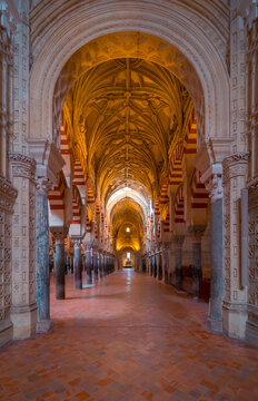 Majestic interior of Cordoba's Mosque-Cathedral