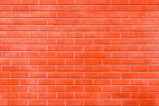 Fototapeta Orange Brick Wall Texture Background