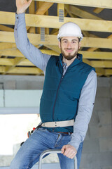installation of the attic
