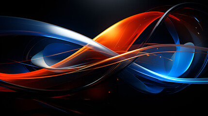 Naklejka premium abstract graphic line motion energic, sporty, technology