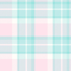Texture fabric background of vector plaid check with a tartan textile seamless pattern.