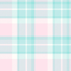 Texture fabric background of vector plaid check with a tartan textile seamless pattern.