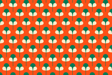 Simplicity in Beauty. Geometric Patterns with Flower Elements