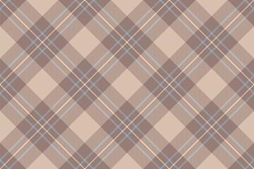 Vector plaid seamless of texture fabric tartan with a check textile background pattern.