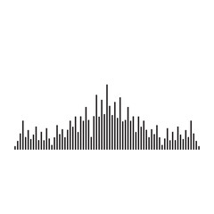 good music sound wave logo illustration