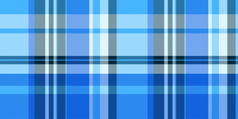 Selection tartan seamless check, platform pattern vector background. Motif fabric plaid textile texture in light and cyan colors.