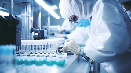 Pharmacist scientist  in a lab 