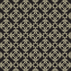 Fototapeta premium pattern background, floral vintage, vector design