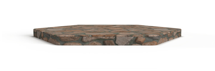 Podium 3D transparent background