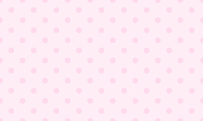 Seamless pink polka dot pattern. Cute design abstract cute pink polka dots background. Abstract retro pink background