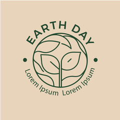 Minimalist Earth  logo