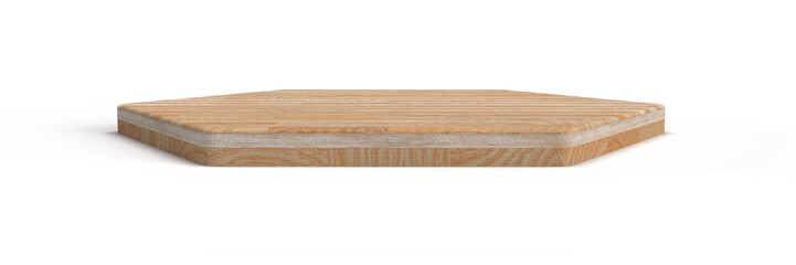 Podium wood 3d