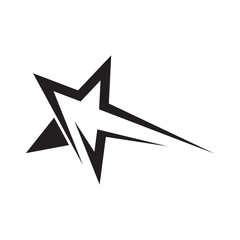 Fototapeta premium successful victory star logo design
