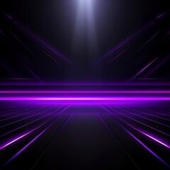 Purple glowing lines on a black background