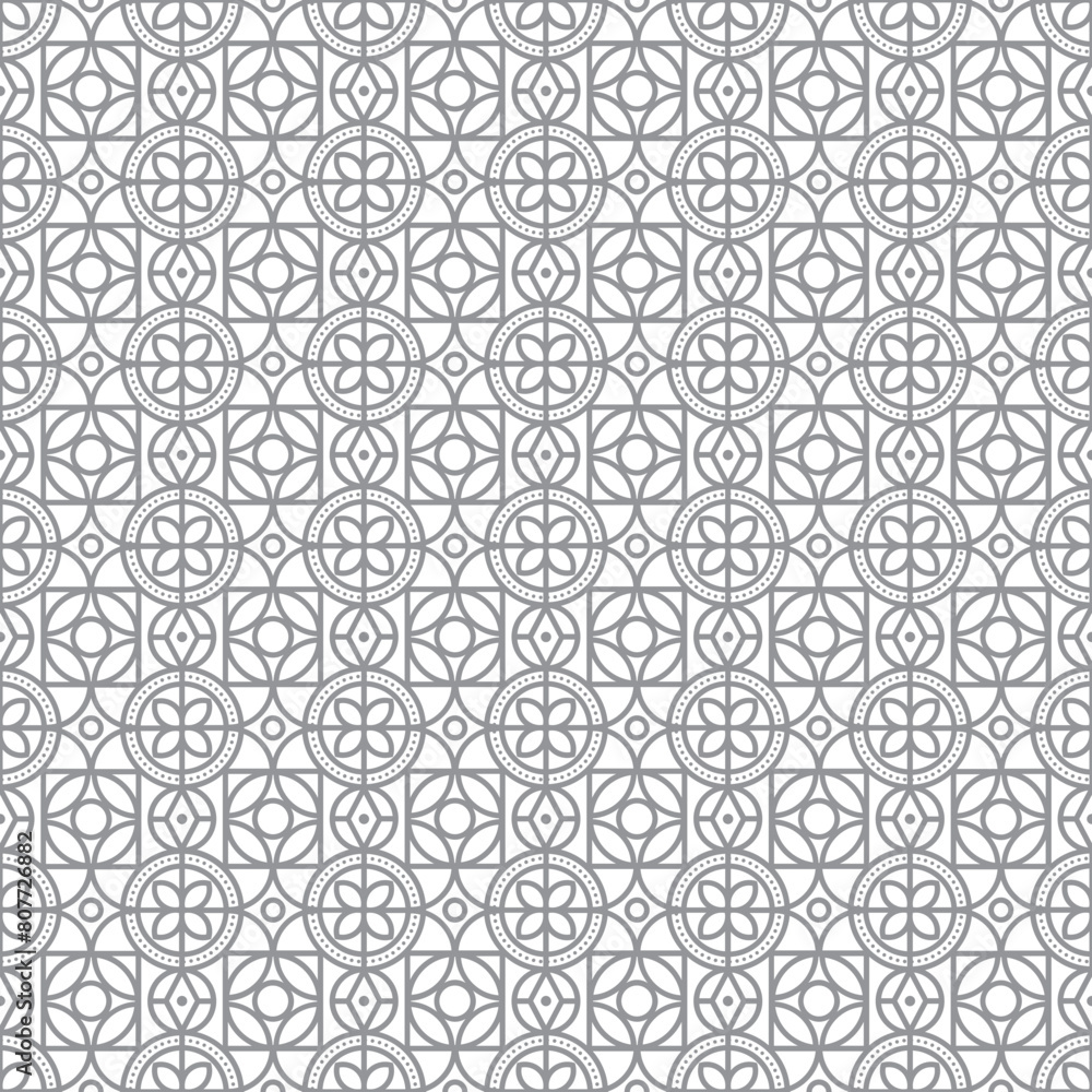 Poster abstract shape pattern background, seamless pattern