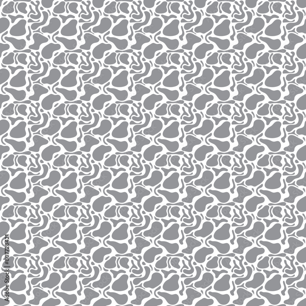 Poster abstract shape pattern background, seamless pattern
