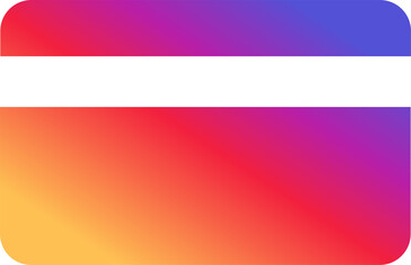 Instagram Credit Card Icon for Financial Transactions Instagram Gradient App