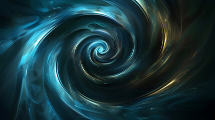 abstract blue cosmos swirl background with nebula smoke