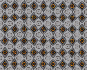 seamless pattern with elements fabric background