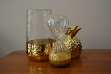 Gold Colored House Decoration