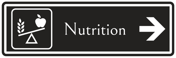 Nutrition sign 