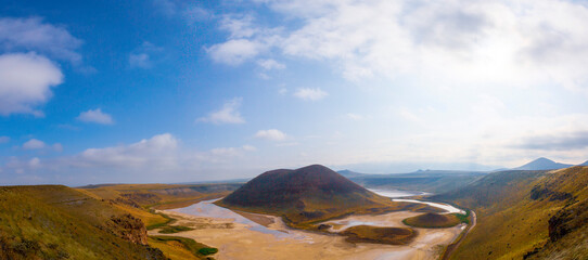  Meke Crater Lake in Konya, Turkey. The lake no longer exists because of global warming.