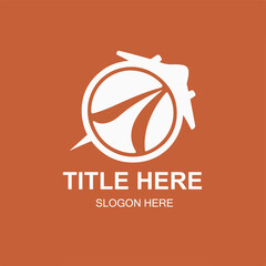 Minimalist travel logo