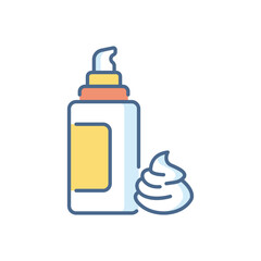 Shaving Foam vector icon