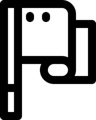 flag icon. vector line icon for your website, mobile, presentation, and logo design.