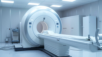 CT ( tomography) scanner in the hospital. 