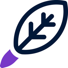 Obraz premium feather icon. vector dual tone icon for your website, mobile, presentation, and logo design.