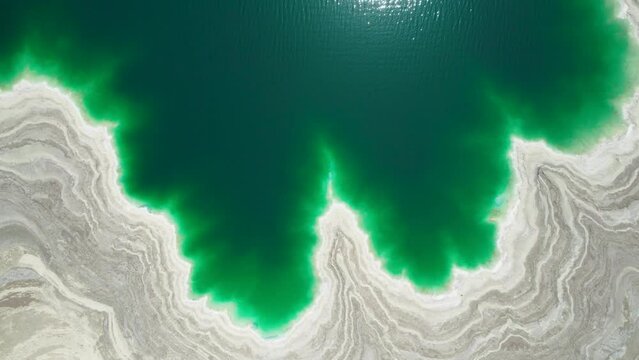 above of dead sea shure