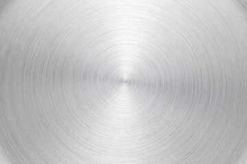 stainless steel circular brushed shiny metal texture