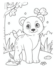 animal coloring book for kids