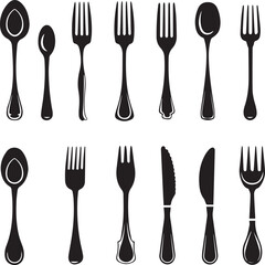 fork spoon and knife