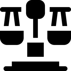 balance icon. vector glyph icon for your website, mobile, presentation, and logo design.