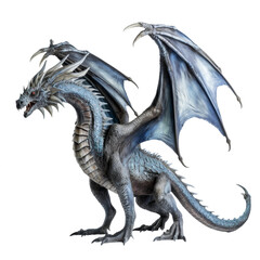 fantasy dragon isolated on transparent background