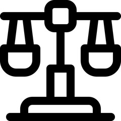 Obraz premium balance icon. vector line icon for your website, mobile, presentation, and logo design.