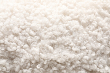 Texture of faux fur as background, closeup