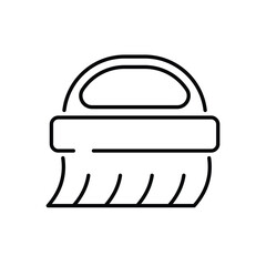 Washing Brush vector icon