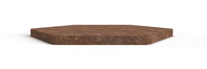 Podium 3D transparent background