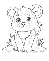 animal coloring book for kids