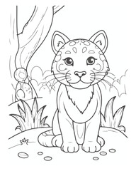 animal coloring book for kids