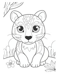 animal coloring book for kids