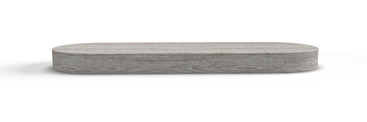 Podium wood 3d